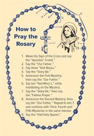 More images for free printable how to say the rosary » Free Printable Rosary Guide Shefalitayal