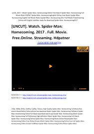 Following the events of captain america: Watch Spider Man Homecoming 2017 Movie Free Online Streaming Hdpatner By Gentlemanfks Issuu