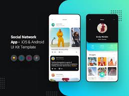 Flat mobile app ui design is an excellent mockup template which is based on the flat design standards. Social Network App Ios Android Ui Kit Template Search By Muzli