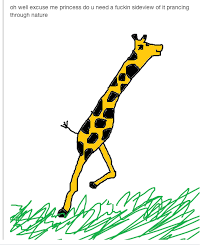 Imagine Two Legged Giraffes Giraffe Animal Photo Imagine