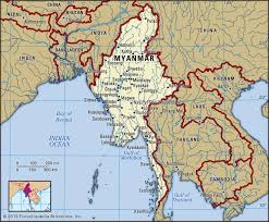 Myanmar (formerly known as burma) is a country in southeast asia in between china, thailand and india.southeast asia, formerly burma. Myanmar Facts Geography History Britannica