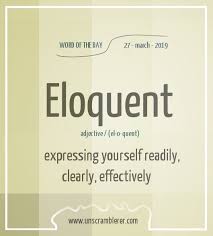 Eloquent Good Vocabulary Words Unusual Words Uncommon Words