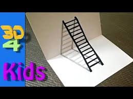 How To Draw 3d Cellar Stairs Step By Step 3 Youtube Easy 3d Drawing Illusion Drawings Optical Illusion Drawing