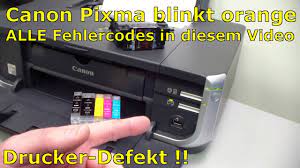 Once the download is complete and you are ready to install the files, click open folder, and. Canon Pixma Blinkt Orange Alle Fehlercodes Mit Diesem Video Finden Youtube