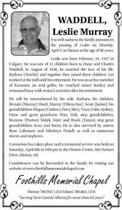 Leslie-Murray Waddell