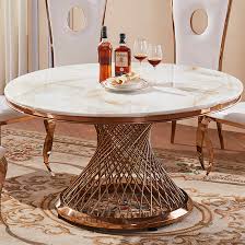 Coffee tables are a living room essential, perfect for keeping your snacks close and design books the table is beautiful, but a big let down if you think the ring color is more of a white marble look. Canora White Marble Dining Table With Rose Gold Legs Furniture In Fashion