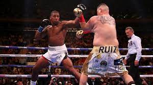 Joshua won each of the first two rounds on all three judges' scorecards in june, but ruiz established in the opening seconds of the bout that he was there to win, and not just collect a payday. Anthony Joshua Vs Andy Ruiz Jr Sensation Klitschko Bezwinger Joshua Geht Krachend Ko News De