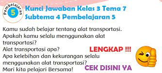 Buku tematik tema kelas 3 sd berjudul praja muda karana. Lengkap Kunci Jawaban Kelas 3 Tema 7 Subtema 4 Pembelajaran 5 Simple News Kunci Jawaban Lengkap Terbaru