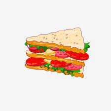 Cartoon Cute Food Element Sandwich Food Clipart Cute Cartoon Food Png Transparent Image And Clipart For Free Download Cute Food Cute Cartoon Sandwiches
