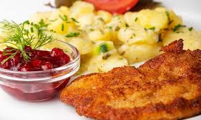 One of the best known dishes of austrian cuisine, the wiener schnitzel is a thinned, breaded, and the dish is protected under austrian law, and—if it is to be called wiener schnitzel—it must be made. Original Wiener Schnitzel Mit Kartoffelsalat