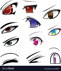Black And White Vector Art Anime Vector Anime Download A Free Preview Or High Quality Adobe Illustrator Ai Eps Pdf And High Resolution Jpeg Versions Anime Eyes Vector Illustration Illustration