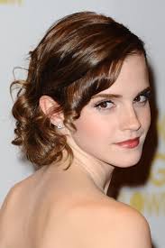481 x 784 jpeg 80 кб. Emma Watson Wavy Medium Brown Updo Hairstyle Steal Her Style