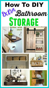 Fill them up with all of your main bathroom staples so they are easy to grab and go. Space Saving Diy Bathroom Storage Ideas Diy Bathroom Storage Diy Bathroom Clever Bathroom Storage