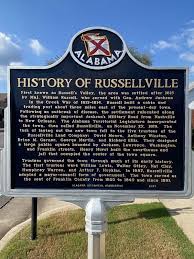 History of Russellville Historical Marker