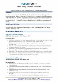 As well as this, it is recommended that college students begin to use quantifiable examples in their resume descriptions as a way of. Student Assistant Resume Samples Qwikresume