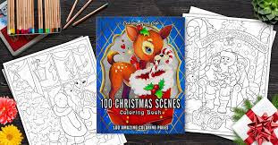 100 best christmas coloring pages last updated: 100 Pages Of Beautiful Christmas Coloring Book Cafe Facebook