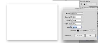 Just go to the control panel and click the drop shadow icon. Add Drop Shadow To One Side Only Graphic Design Stack Exchange