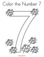 When it gets too hot to play outside, these summer printables of beaches, fish, flowers, and more will keep kids entertained. Color The Number 7 Coloring Page Twisty Noodle