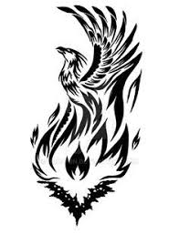 A phoenix rising from the ashes. Better Version A Tattoo Commission Of A Phoenix Rising From The Ashes Tribal Phoenix Tattoo Phoenix Tattoo Fire Tattoo