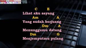 See realtime chords on guitar, piano and ukulele as you are listening the song. Chord Lagu Menunggu Kamu