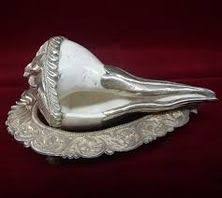Silver conch shell ornament style. 25 Ritual Conch Ideas Conch Ritual Silver Pooja Items