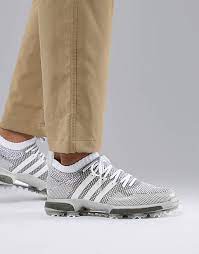 Shop pure boost x lace up sneakers online at bloomingdales.com. Adidas Golf Tour 360 Knit Boost Whiteout Edition Shoes In White Ac8527 Asos
