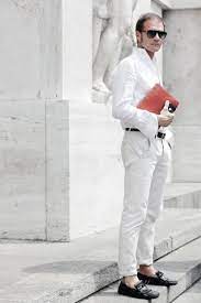 40 All White Outfits For Men Cool Clean Stylish Looks White Outfit For Men White Outfits All White Outfit