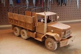 Deuce And A Half Army Truck Wooden Toy Trucks Wooden Truck Wood Toys Plans