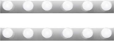 If you prefer a clean aesthetic, opt for modern bathroom vanity lights. Vanity Strip Fixture With E26 Sockets Bulbs Not Included 2 Pack Amazon Com