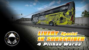 Kali ini saya akan share livery. Bussid Livery Custom Special 1k Subscriber Shd By Mizta Do El