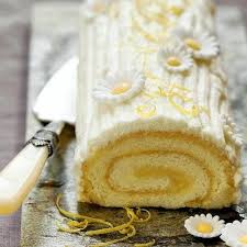 Buche Roulee Au Citron Recette Roule Au Citron Gateau Roule Creme Patissiere Citron