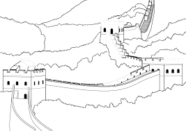 Muralla China Para Colorear