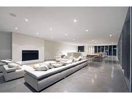Contemporary Style Living Room Contemporary Style Living Room Concrete Living Room Floors Concrete Living Room