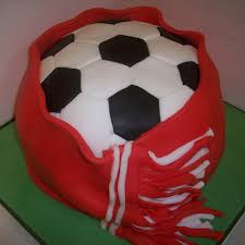 Thomas was celebrating his 15th birthday and he was very surprised to see his favorite football team on his cake. Football Cakes Decoration Ideas Little Birthday Cakes