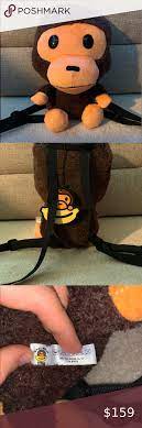 Bape Baby Milo Plush Backpack Super Rare Plush Backpack Original Bags Bape