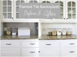 It is durable, easy to clean, and easy to install. I Painted Our Kitchen Tile Backsplash The Wicker House