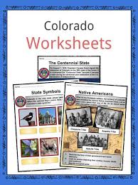 What agriculture is found in this american state? Colorado Facts Worksheets Information State History For Kids