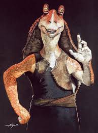 Jar Jar Binks By Ninjacompany Deviantart Com Star Wars Species Star Wars Art Star Wars Characters