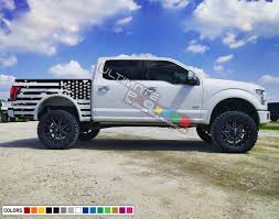 Black And White American Flag Back Window Decal Decal Sticker Racing Stripes Body Kit Destorder Us Flag For Ford F150 F 250 F 100 American Flag Truck Wraps Graphics American Flag For Truck Back Window Decals