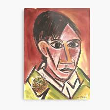 Picasso wall art is the best way to banish those blank walls and. Metallbilder Picasso Gem C3 A4lde Redbubble