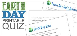Entertainment, trivia & auction event. Earth Day Quiz Free Printable