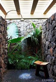 Outdoor bathroom design ideas are widely applied in rural or mountainous areas. 47 Awesome Outdoor Bathrooms Leaving You Feeling Refreshed