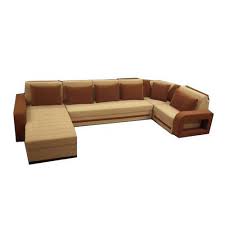 Modern design medium sized sectional sofa with ottoman made with quality thick bonded leather. Wooden C Shape Sofa Set Rs 48000 Set Guru Nanak Furniture Id 14416523848