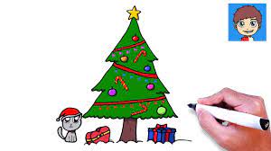 Yap, dia adalah santa claus. Cara Menggambar Pohon Natal Mudah Youtube