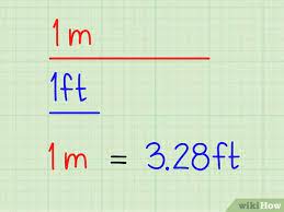Feet to meter conversion examples. 4 Ways To Convert Meters To Feet Wikihow