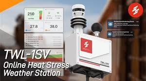 TWL-1SV Online Heat Stress Weather Station - YouTube