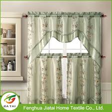 Country kitchen curtains should be bright, fun, informal and practical, and they should reflect your personal interests and the character of your country home. China High Quality Kitchen Drapes Modern Country Kitchen Curtains China Modern Kitchen Curtains And Kitchen Drapes Price