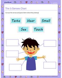 The 5 Senses Chart Free Five Senses Worksheet Jumpstart