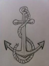 How To Draw An Anchor Anchor Drawings Pencil Art Drawings Art Drawings Sketches