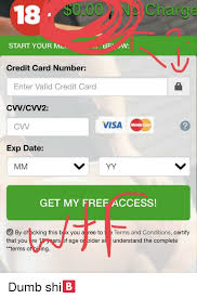 Visa credit cards always starts with 45, 49, 44 and 47. 18 000na Charge Start Your Ml Credit Card Number Enter Valid Credit Card Cvvcvv2 Cw Visa Exp Date Get My Fref Access By Checking This B X You A Ree To That